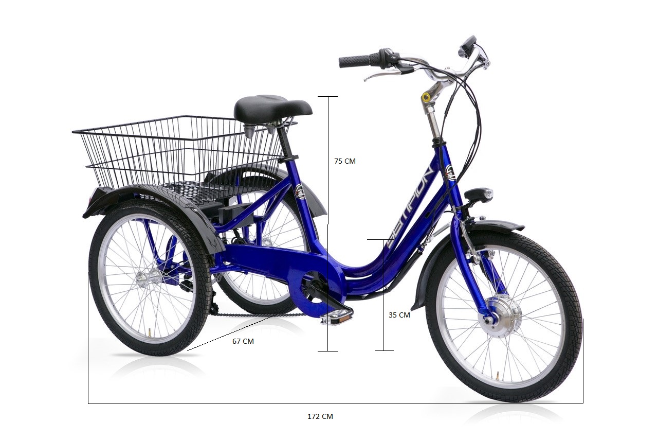 greenbike pesaro-treciclo elettrico 20"-Speedcross-Trecicletta