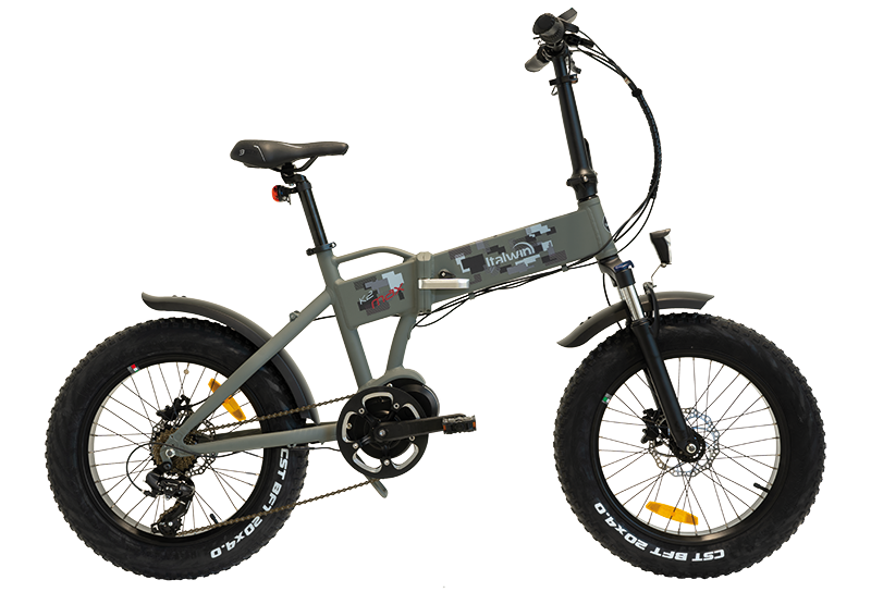 greenbike pesaro-bici elettriche fat-bici pieghevoli 20"-Italwin- K2 MAX