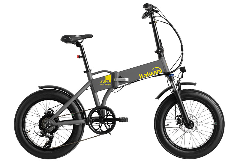 greenbike pesaro-Fat bike-Italwin-bici elettriche pieghevoli-K2 XL